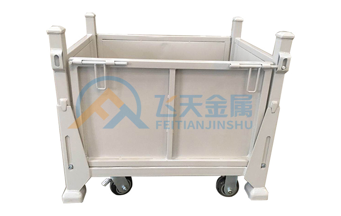 輪式移動金屬料箱